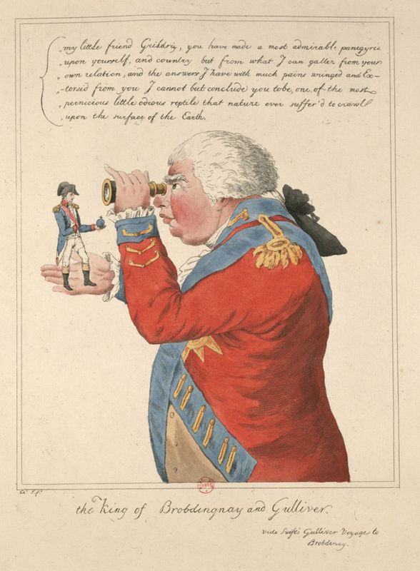 The King of Brobdingnag and Gulliver: Swift's Gulliver Voyage to Brobdingnag.