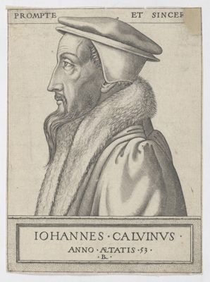 Jean Calvin aged fifty-three