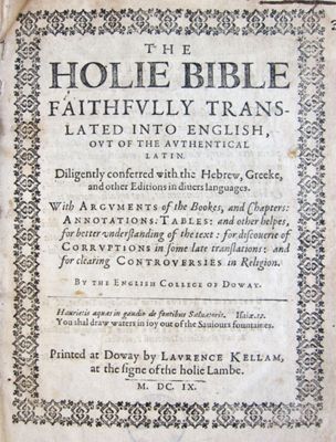 Douai-Rheims Bible