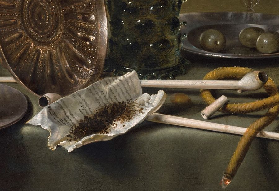 Willem Claeszoon Heda, Nature morte avec des verres et du tabac, 1633, Museum of fine Arts, Boston, 2019.2090