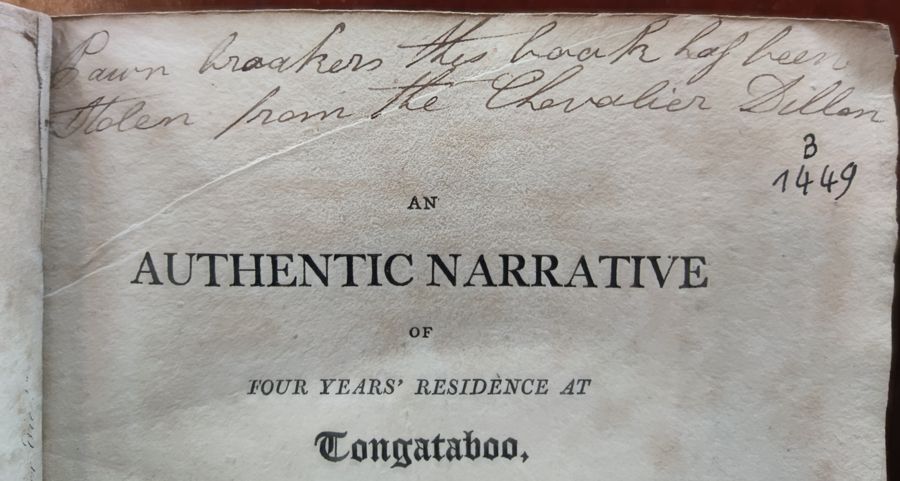 An Authentic Narrative of Four Years' Residence at Tongataboo, London: Longman, Hurst, Rees et Orme, 1810