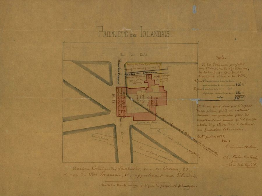 Collège des Lombards (Archives A1.f1)