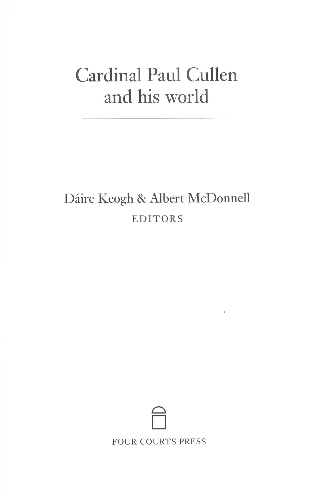 Paul Cullen and the Irish College, Paris