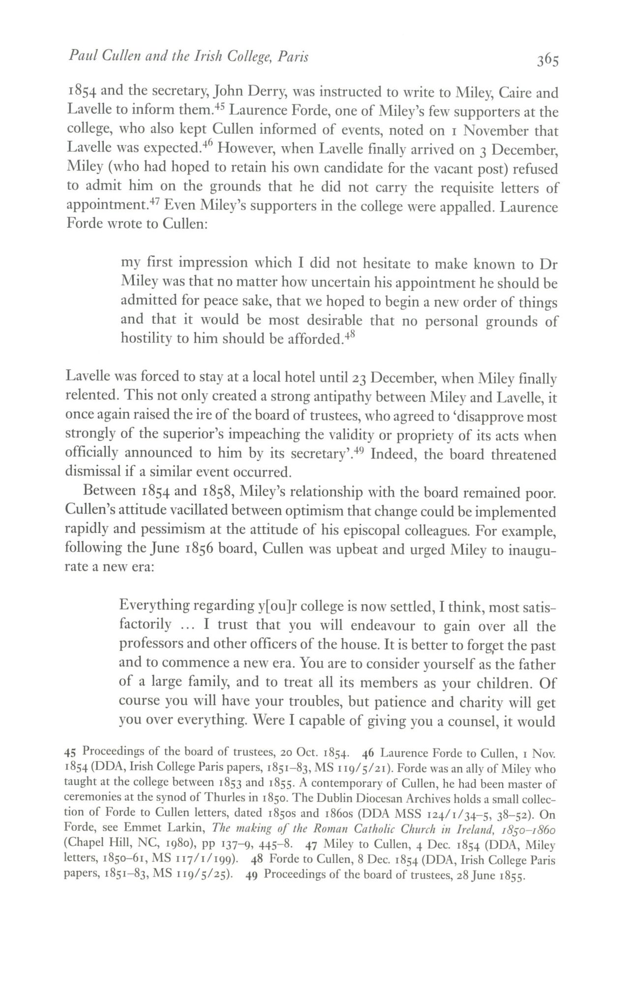 Paul Cullen and the Irish College, Paris