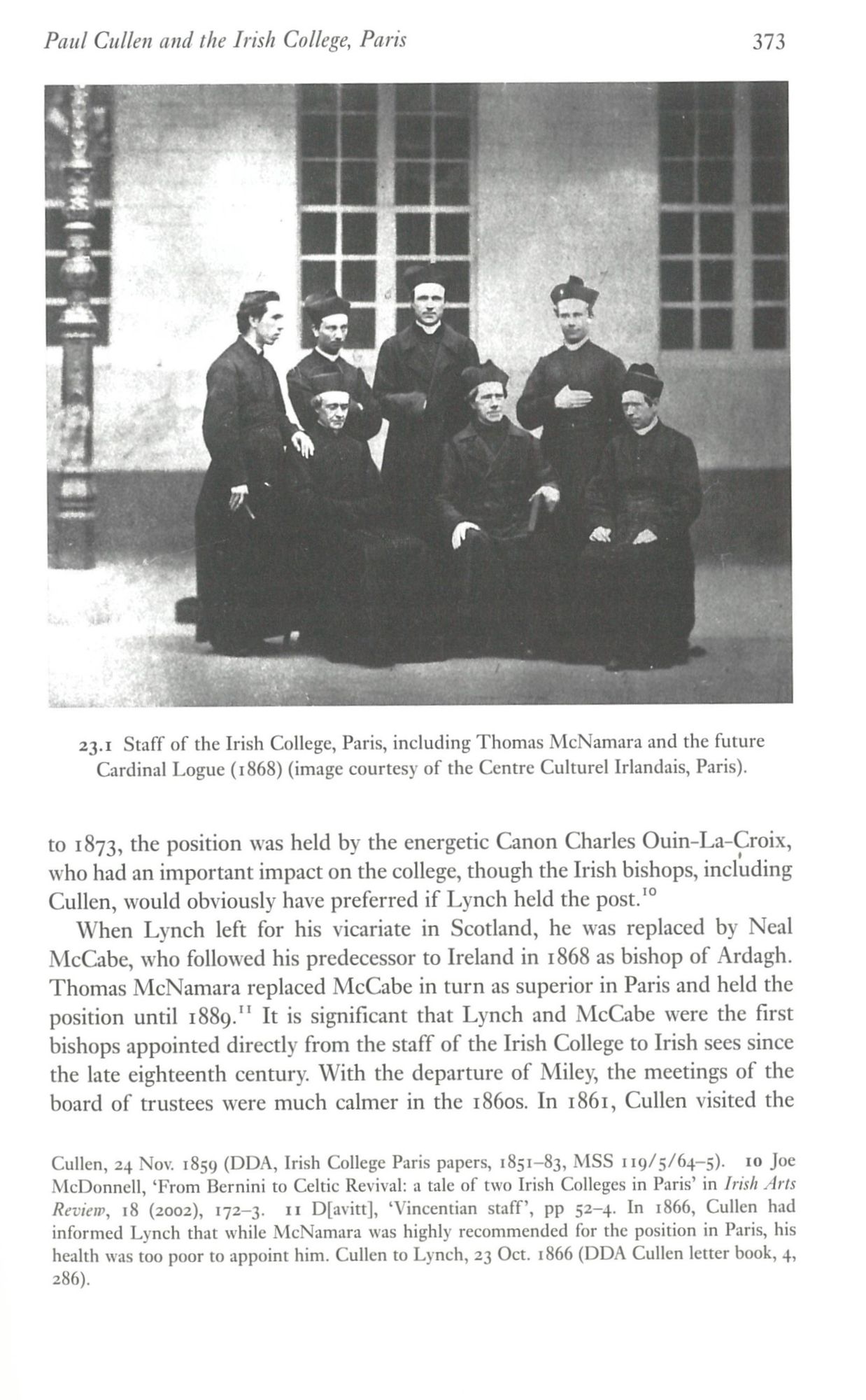 Paul Cullen and the Irish College, Paris